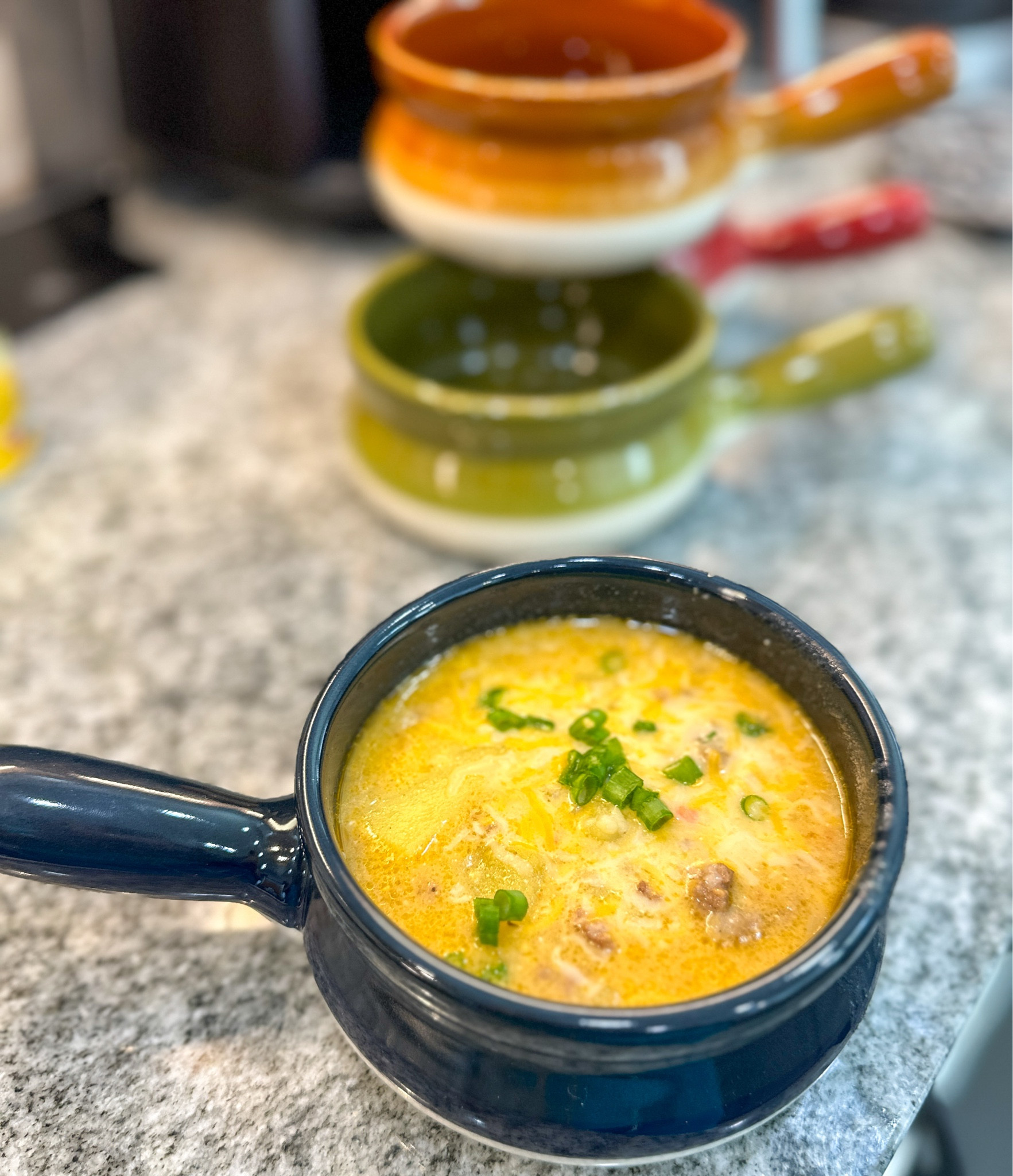 New soup bowls to serve my Creamy Baked potato soup in. #soupbowls #soup #bakedpotatosoup #Soupszn #kitchenware 

#LTKHome #LTKSeasonal