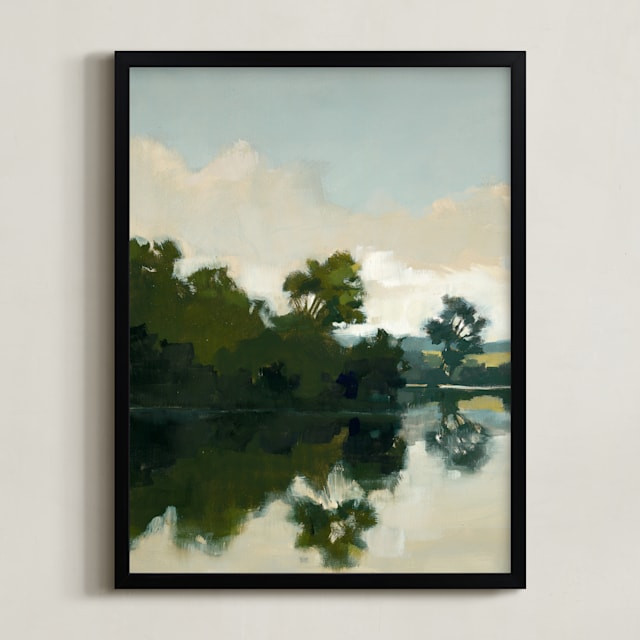 &quot;Tranquil Waters I&quot; - Painting Limited Edition Art Print by Stephanie Goos Johnson. | Minted