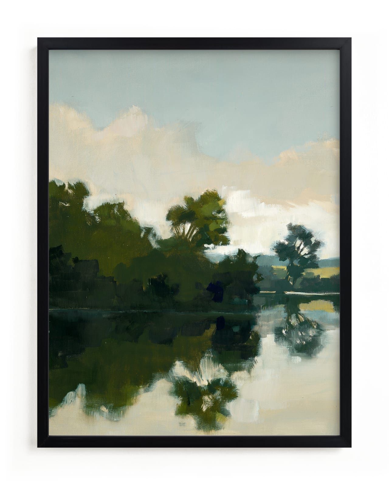 "Tranquil Waters I" - Painting Limited Edition Art Print by Stephanie Goos Johnson. | Minted