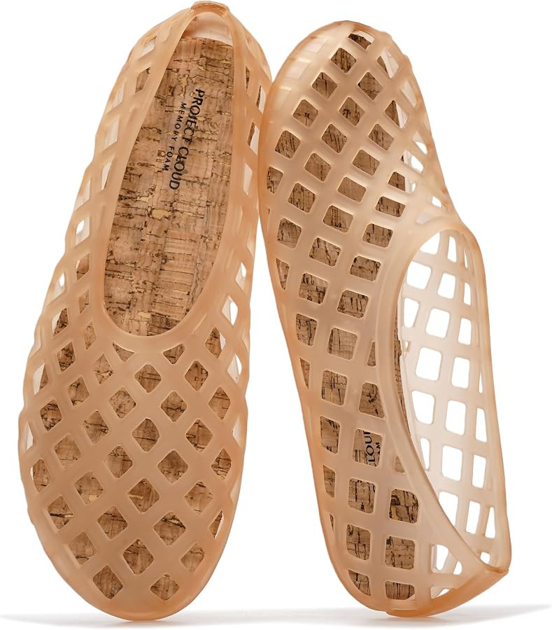 Project Cloud Lightweight Summer Flats Jelly Shoes Women Footwear (Jellz) | Amazon (US)