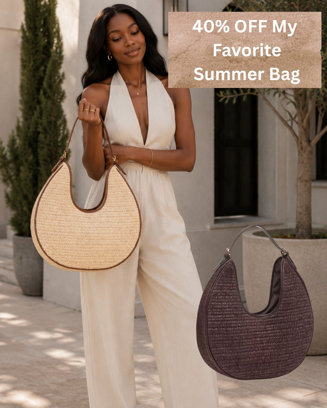 Quick sale alert! 🤎The woven shoulder bag I shared recently is now 40% off.It's one of those bags that instantly makes a simple outfit look polished, and it's perfect for summer.If you've been thinking about it, now's probably the best time to grab it before the sale ends.👜 I'll leave the link in the comments.

#LTKgrwm #LTKmomlife