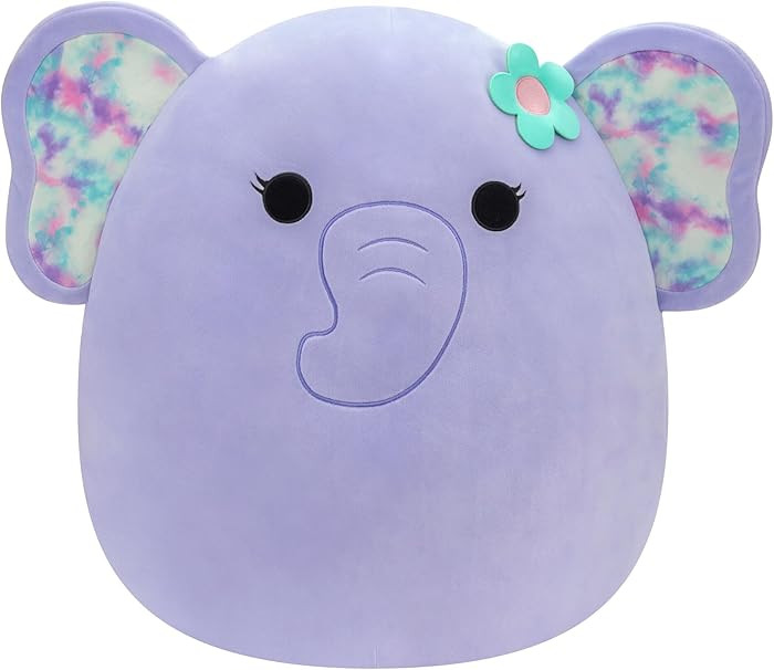 Squishmallows 20-Inch Anjali Purple Elephant, Official Jazwares Jumbo Plush | Amazon (US)