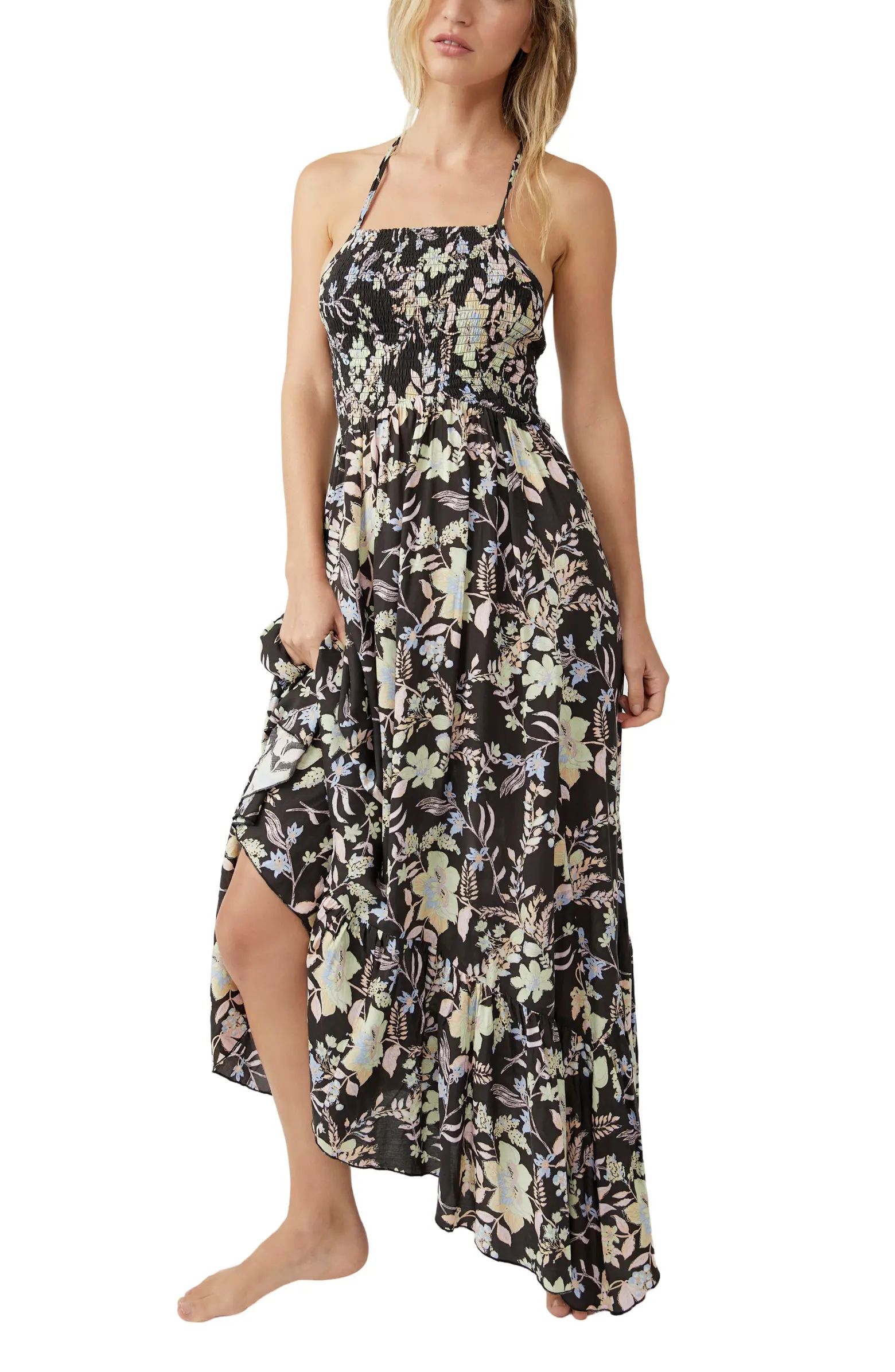 Free People Heat Wave Floral Print High/Low Dress | Nordstrom | Nordstrom