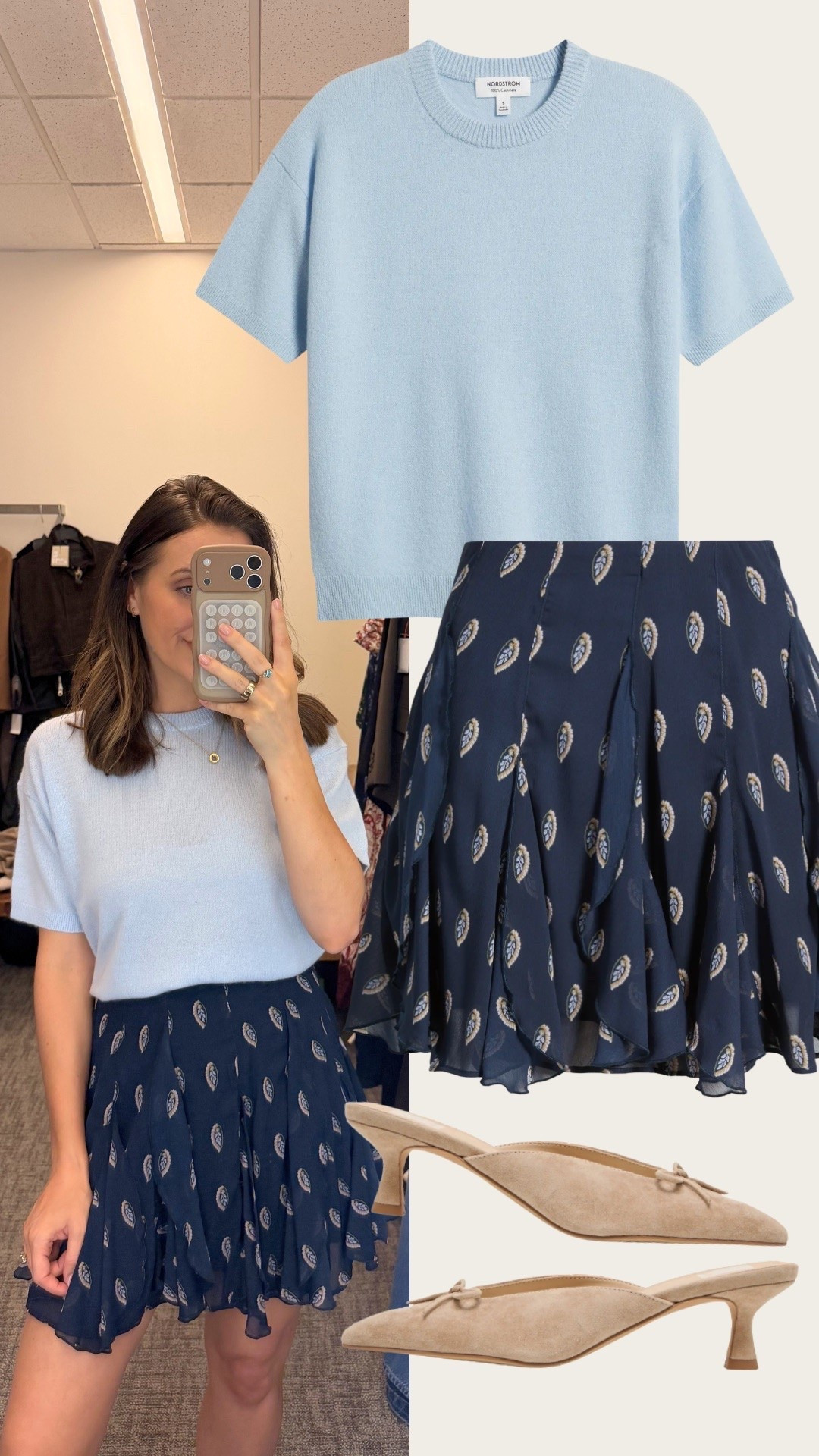 Nordstrom anniversary sale/ Nsale￼matching skirt set with cashmere sweater

#LTKWorkwear #LTKSaleAlert
