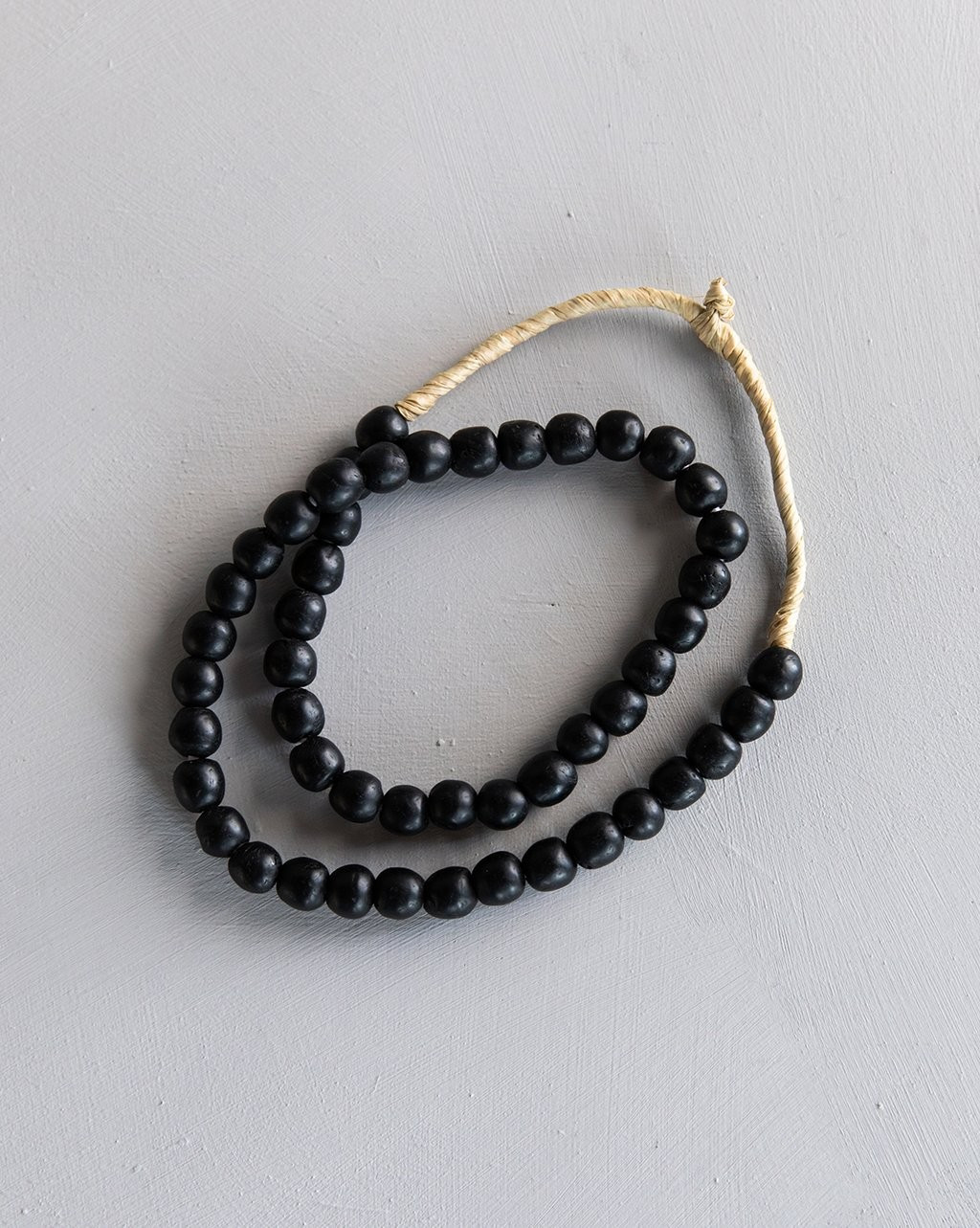 Found Inky Black Beads | McGee & Co.