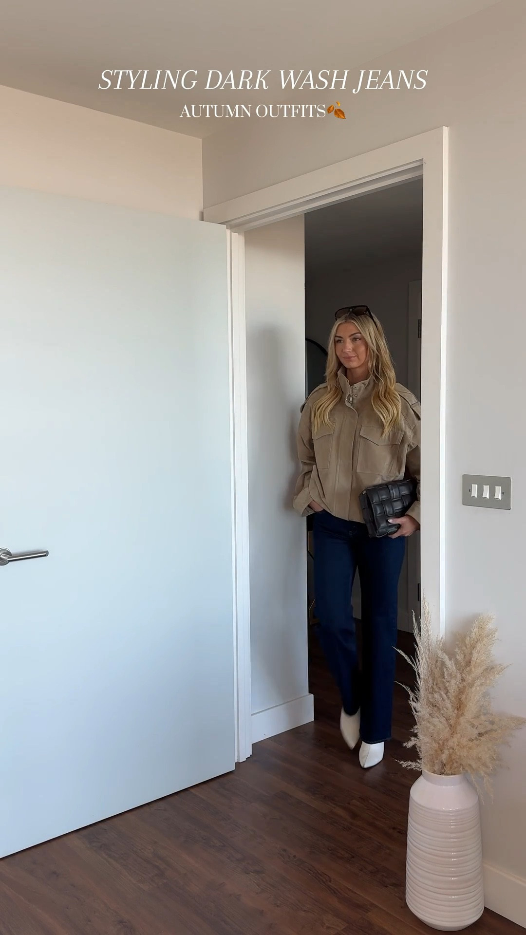 How to style dark wash jeans 🍂

Easy to style, comfortable but still stylish and practical for UK weather ☁️ 
I’m wearing 24 Regular in the jeans girlies. You can choose your waistband and leg length separately for your perfect  fit! I absolutely love this brand for jeans, they’re a little pricier but to think they are a one-off purchase that will last years makes it so worth it!! I’m gradually growing my own little collection from them ✨

Autumn Outfits UK, Abercrombie & Fitch jeans, Suede Jacket, Real Leather Jacket, Longline Wool Coat, Wardrobe Essentials. 

#LTKuk #LTKjeans #LTKautumn