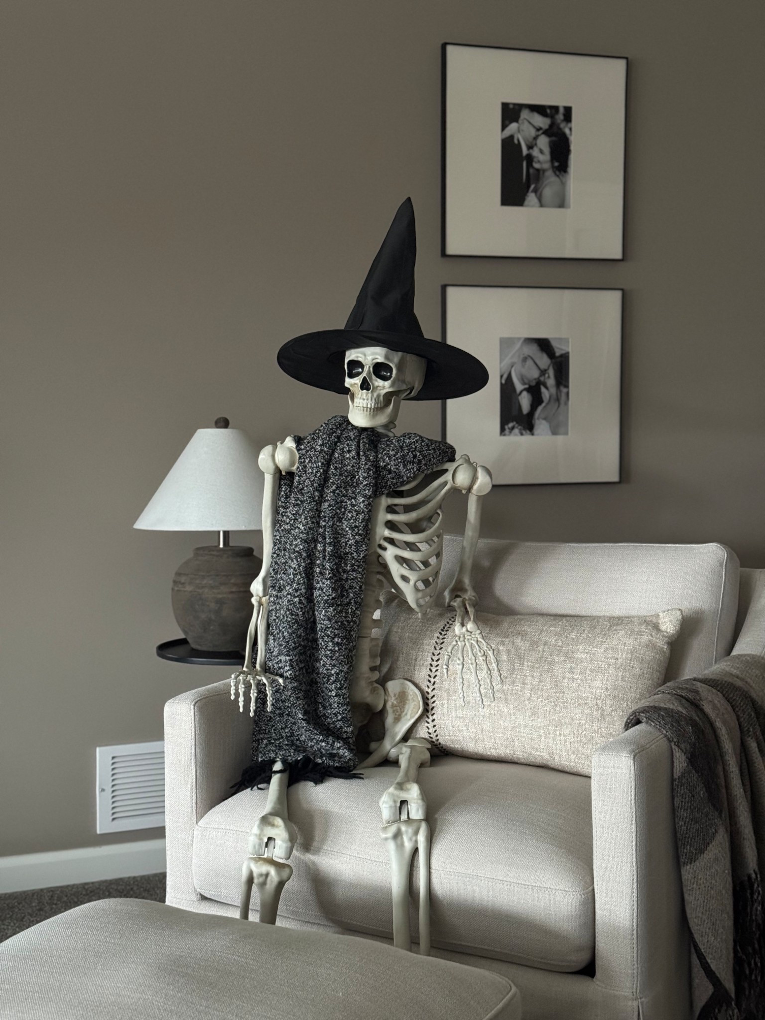 I bought this skeleton to display outside, but I’ve been loving it in our living room instead!🖤

#LTKHalloween #LTKHome #LTKSeasonal