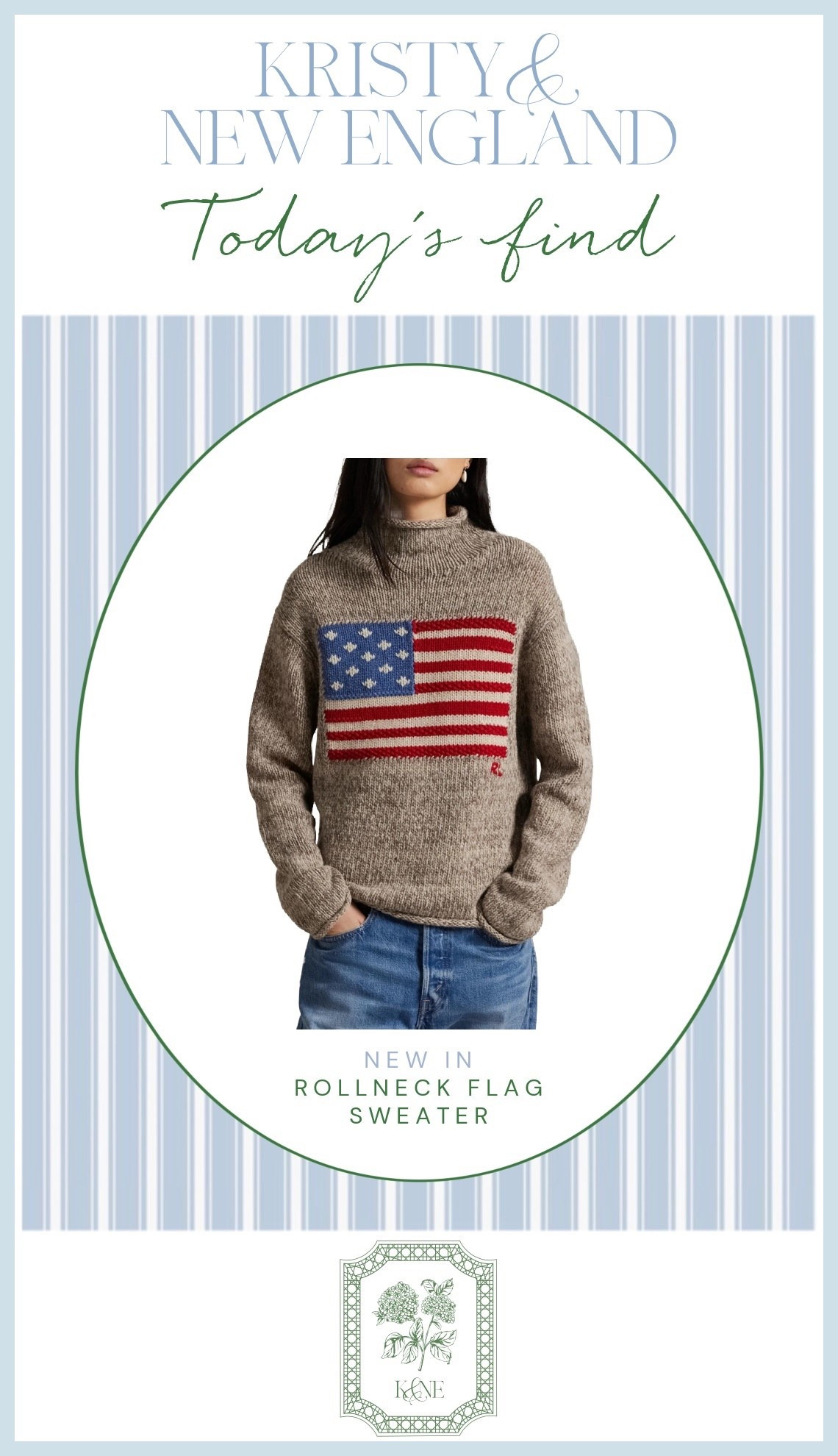 New take on the RL flag sweater ❤️

#LTKGiftGuide #LTKOver40 #LTKHoliday