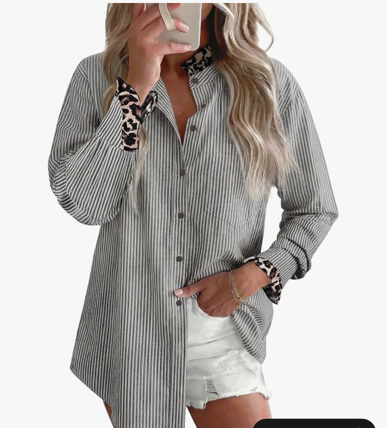 If you want the look of a layered shirt but get to hair this one works so well 