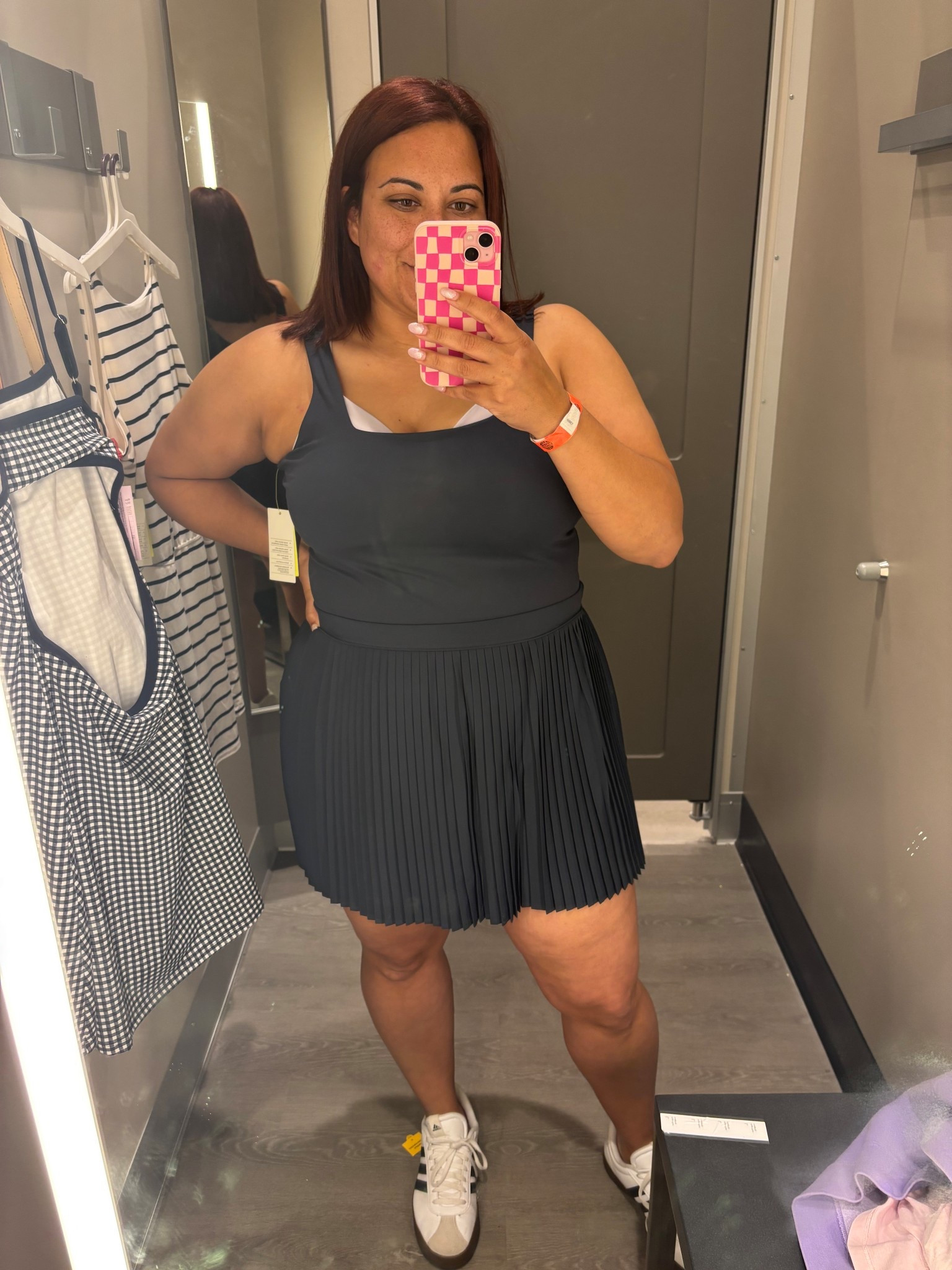 In our pickle ball era so dang cute and you don’t have to wear a bra with this .

Wearing size xl in this 

#LTKMidsize #LTKSeasonal #LTKStyleTip