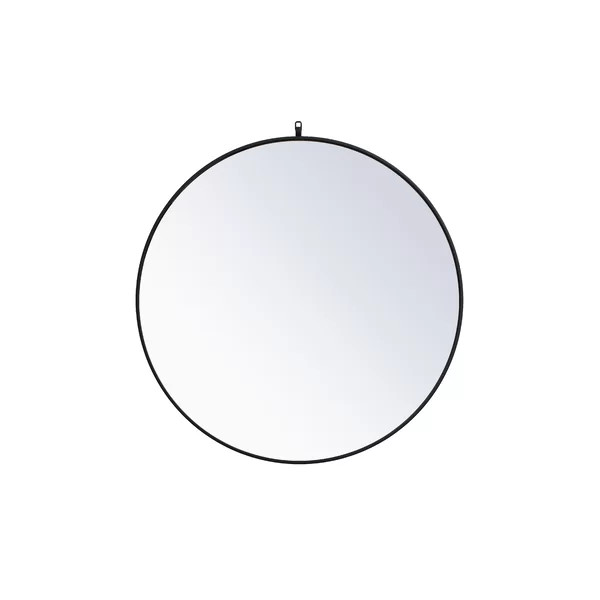 Cassie Round Metal Wall Mirror | Wayfair North America