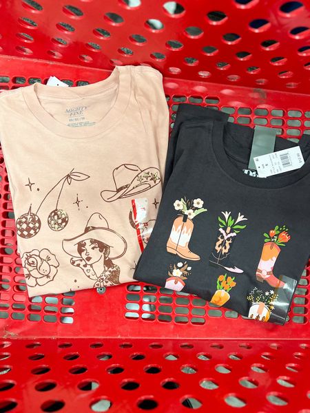 New tees 🤠 The left one isn’t online yet but the right is!!! 

Target finds, Target style, Target fashion 