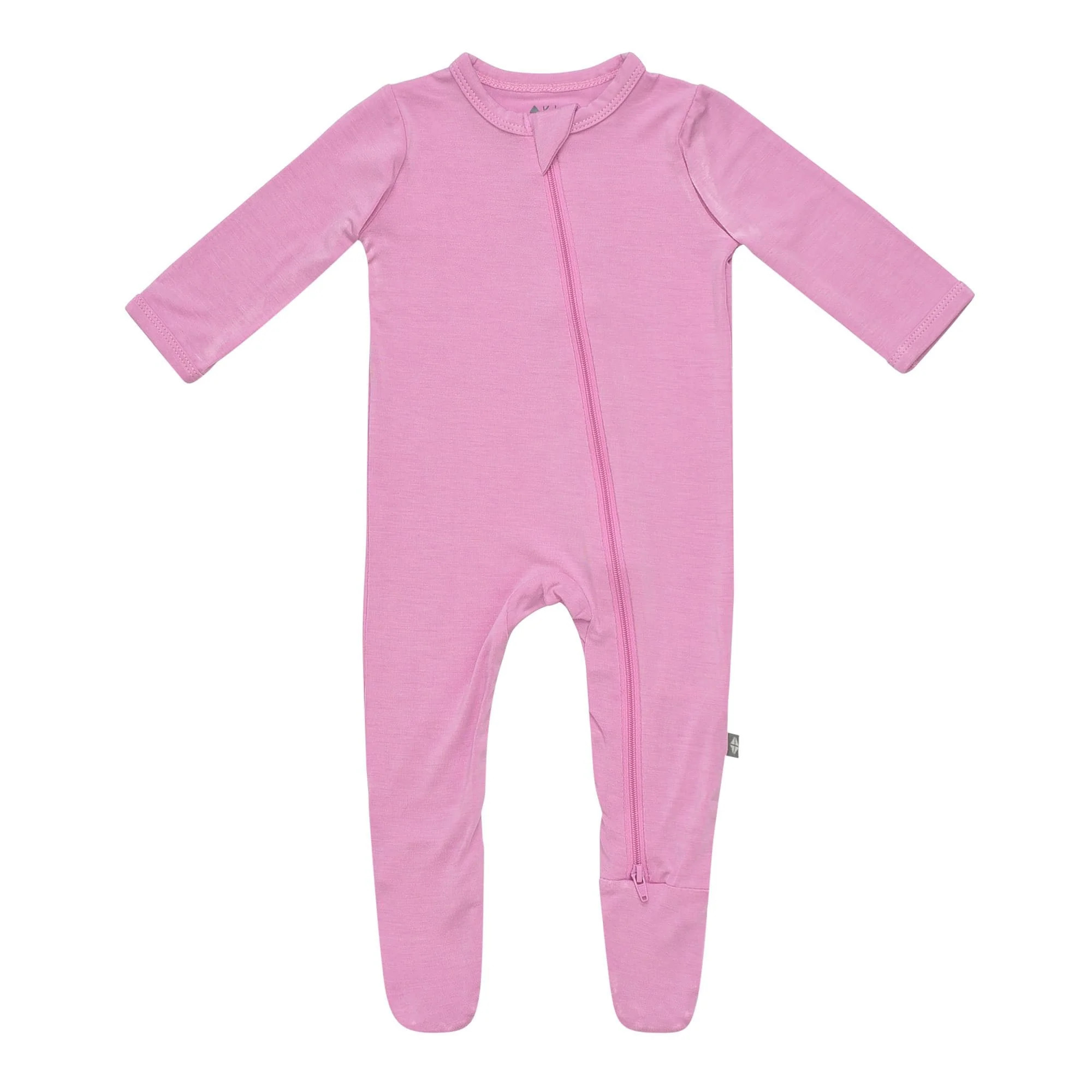 Zippered Footie in Bubblegum | Kyte BABY