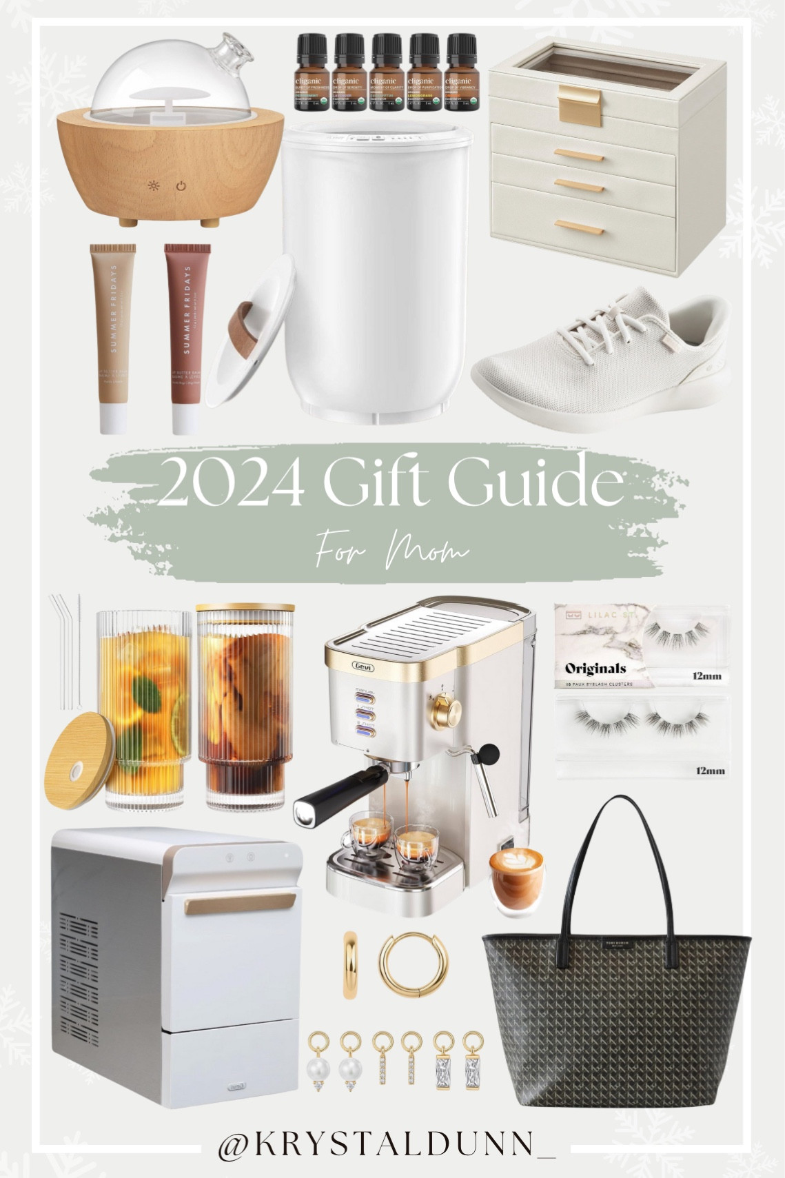 Gift Guide for Mom 2024

Amazon, holidays, Christmas, for mom, towel warmer, Lilac Street, lashes, Tory Burch, tote purse, espresso machine, countertop, ice machine, glasses, tumblers, Summer Fridays, lip balm, oil diffuser, essential oils, jewelry box, Pavoi, earrings, sneakers, slip on shoes

#LTKHoliday #LTKGiftGuide #LTKCyberWeek