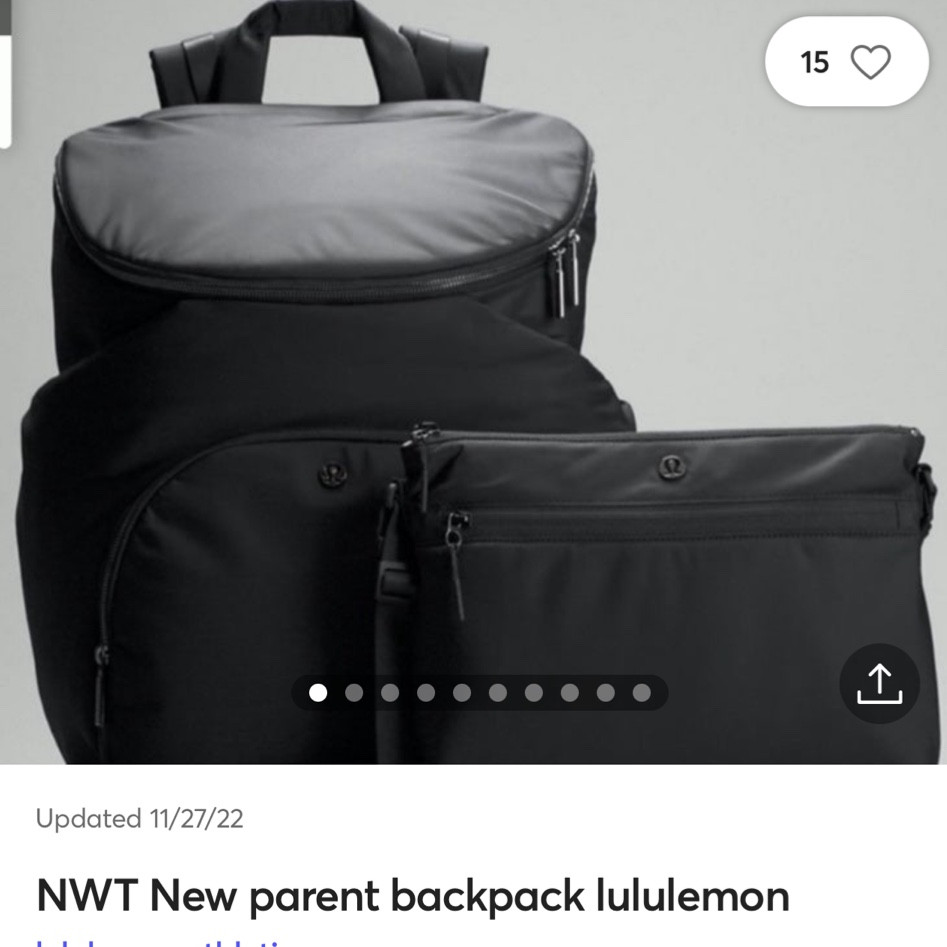 NEW PARENT BACKPACK FROM LULULEMON 

#LTKbump #LTKFind #LTKbaby