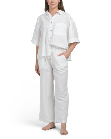 Cotton Summer Sleeper Pajama Set | TJ Maxx