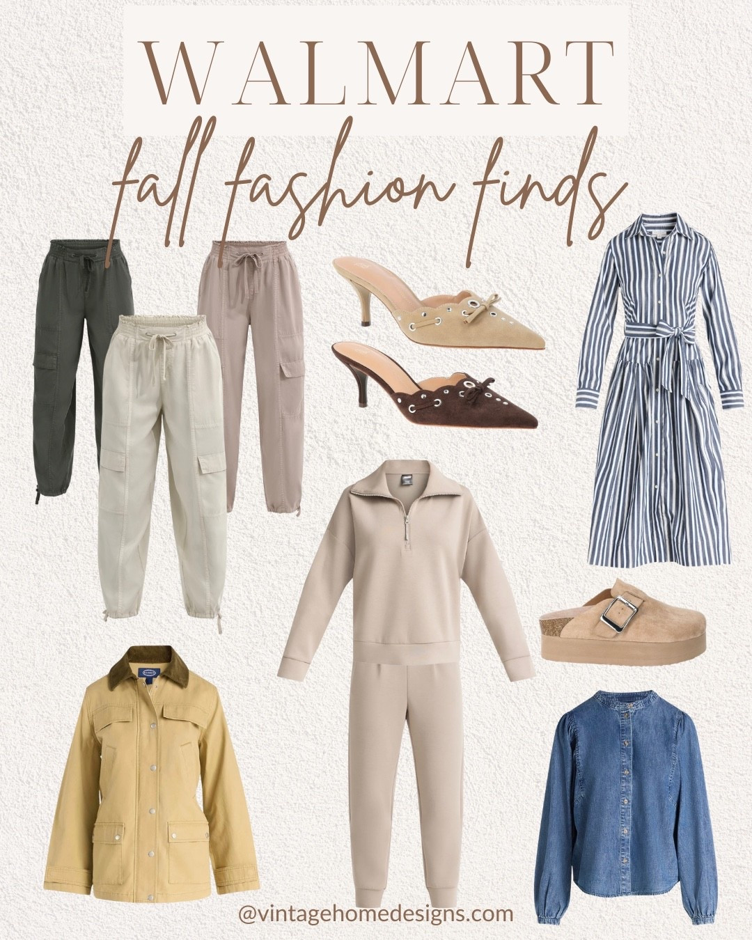 Walmart has so many great fall fashion pieces.

From shoes, joggers, jean shirt, a shirt dress, the coziest jogger set and the cutest barn jacket. 

The prices are SO good and the cargo joggers and cozy lounge set come in multiple color options. 

#LTKShoeCrush #LTKFindsUnder50 #LTKOver40