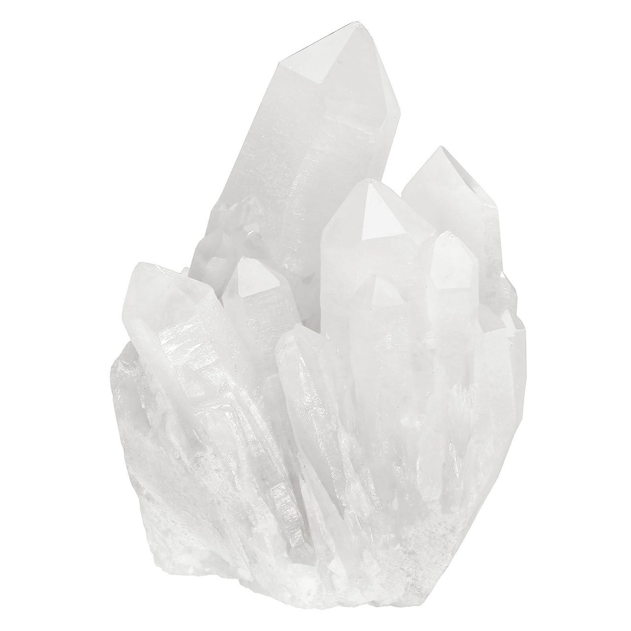 Top Plaza Healing Rock Crystal Clear Quartz Cluster Mineral Geode Druzy Specimen 1.85-3.5''(White... | Amazon (US)