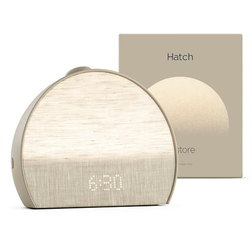 Hatch Restore 3 Sunrise Alarm Clock, Sound Machine, Smart Light (Greige) - White Noise, Screen-Free Sleep Routine | Amazon (US)