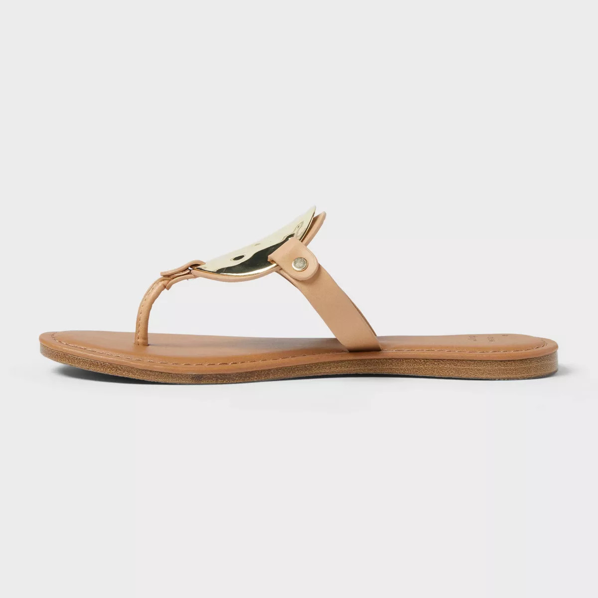 Women's Layla Ornament Thong Sandals - A New Day™ Tan | Target