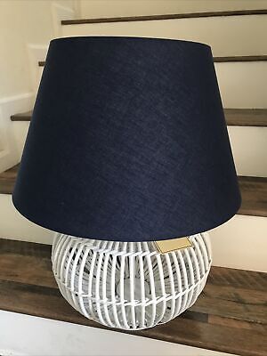 Ralph Lauren Rattan Wicker Table Lamp 23 in. tall ~New~ | eBay US