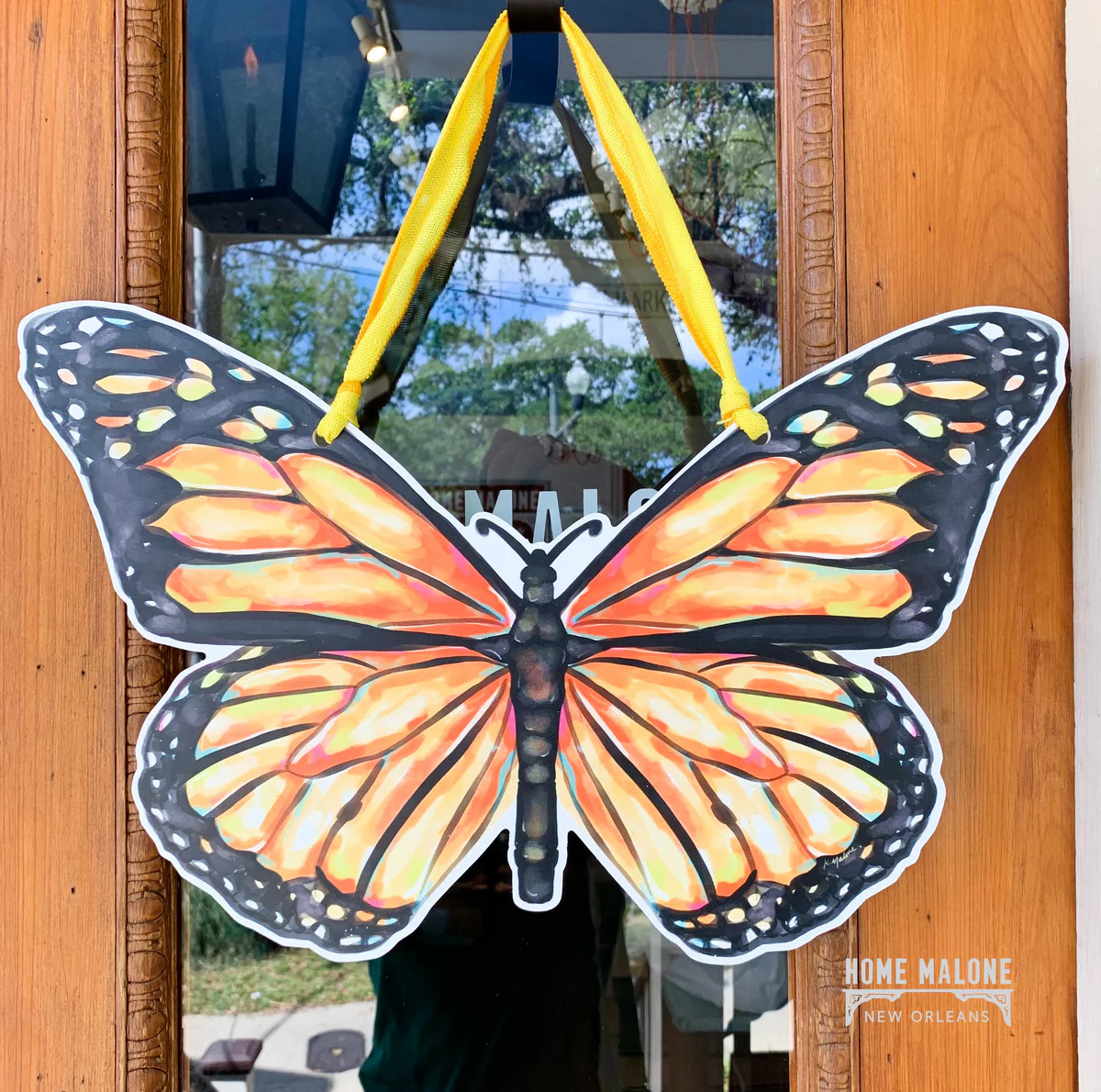 Monarch Butterfly Door Hanger | Home Malone