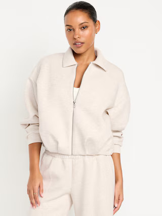 Bounce Fleece Bomber Jacket | Old Navy (US)