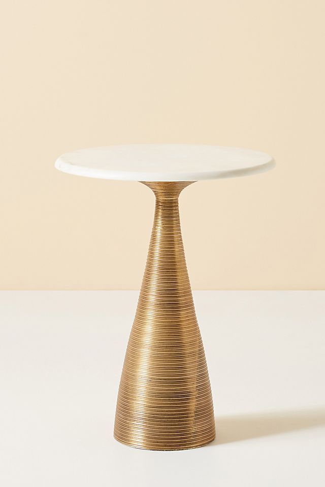 Vivien Metal Side Table | Anthropologie (US)