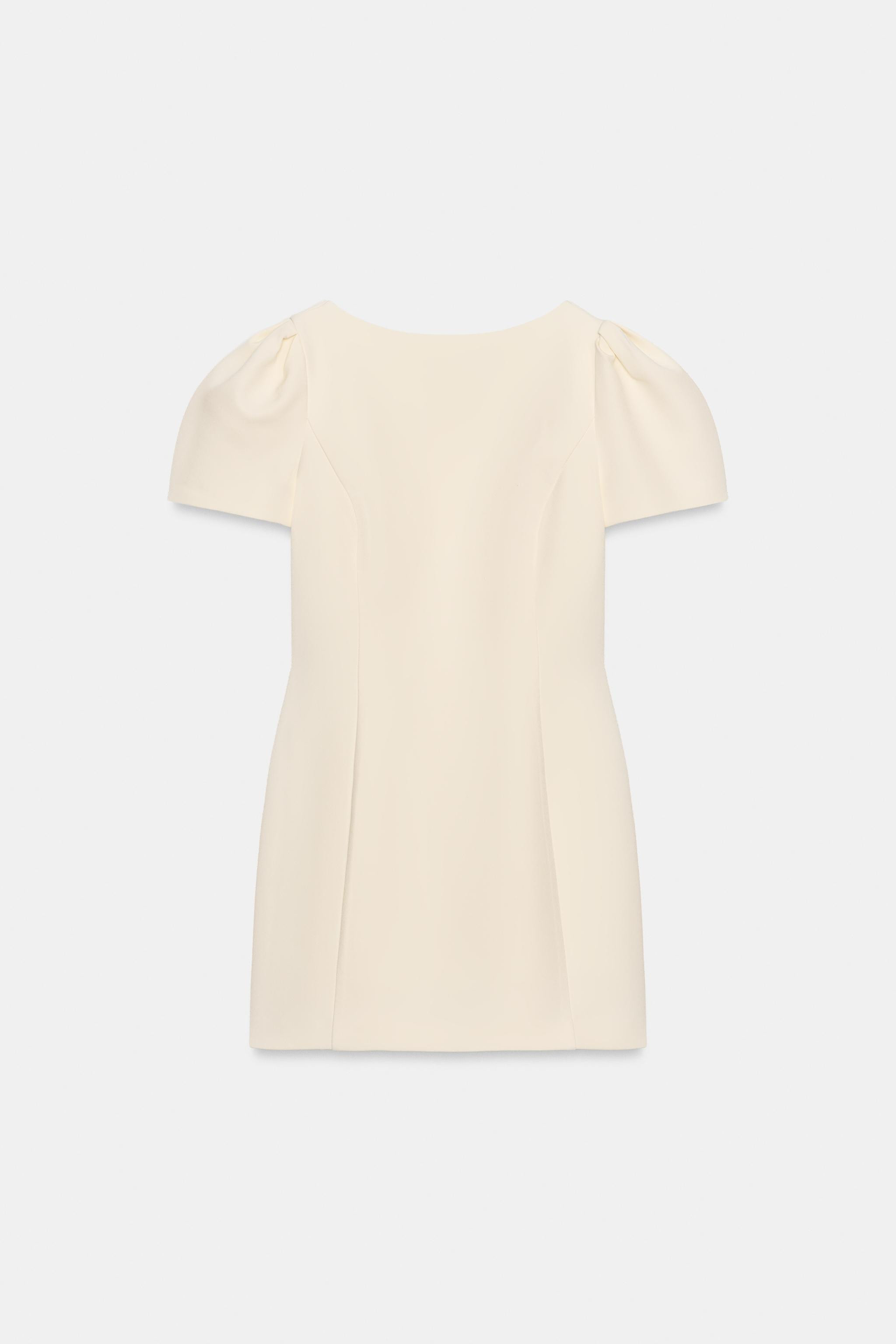 KURZES KLEID MIT ZIERFALTEN UND TASCHEN | Zara DE