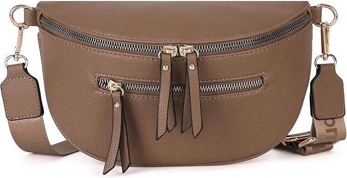 Montana West Crossbody Bags Bum Bag for Women Girls Large Sling Bag with Adjustable Strap and Coi... | Amazon (US)