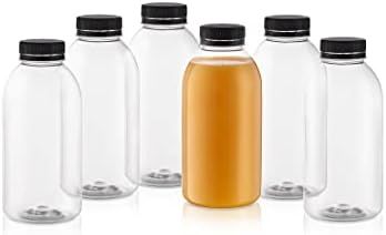 Amazon.com: Plastic Bottles with Lids 10oz Juice Bottles Empty Plastic Bottles Milk Bottle Plasti... | Amazon (US)