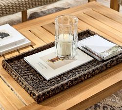 Capitola Handwoven Seagrass Tray | Pottery Barn (US)