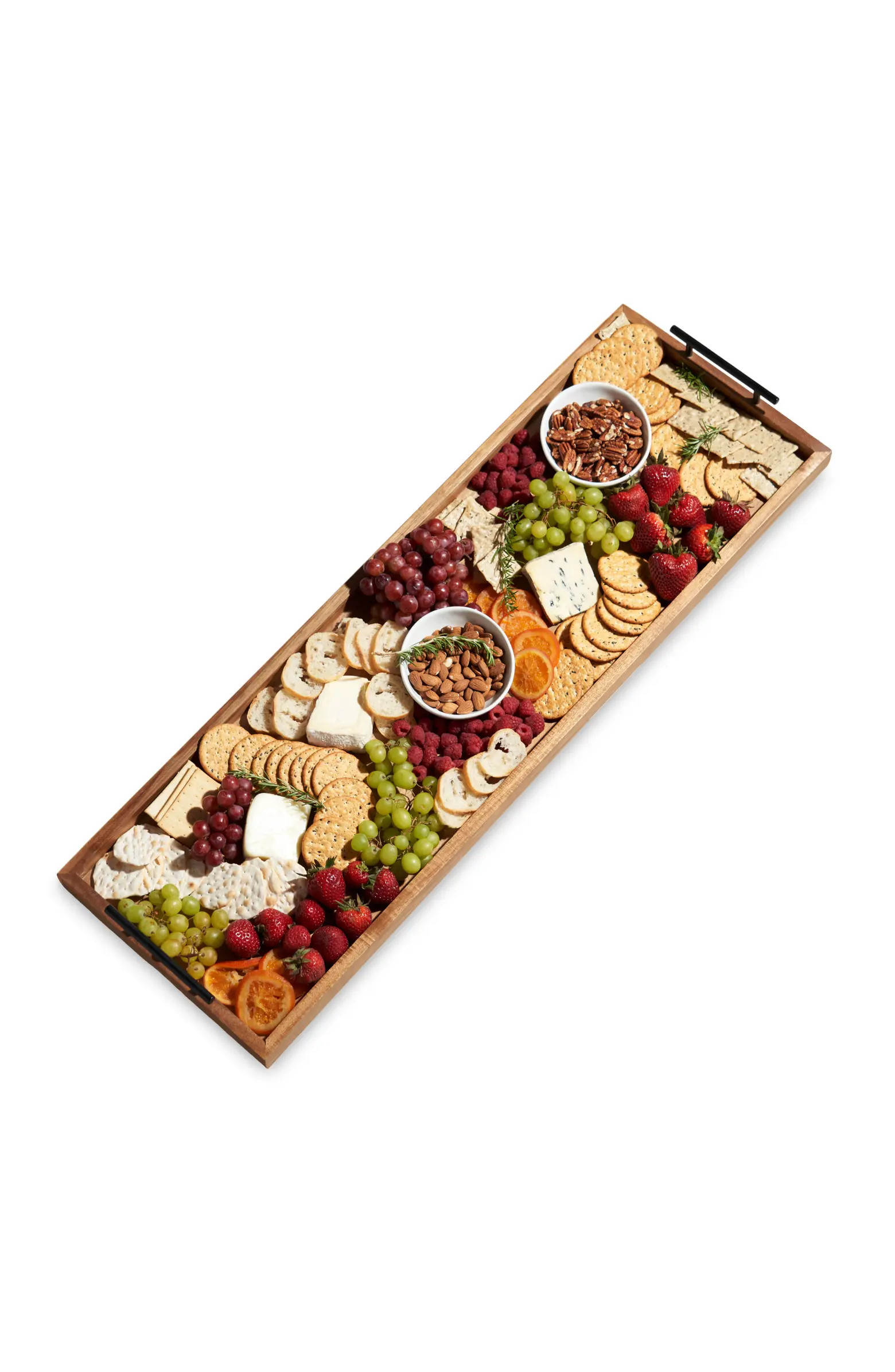 TWINE Acacia Wood Longboard Cheese Board with Metal Handle | Nordstrom | Nordstrom