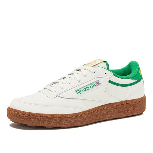 Reebok Men's Club C Golf Shoe, Chalk/Classic Green, Men's Size 11 | Amazon (US)