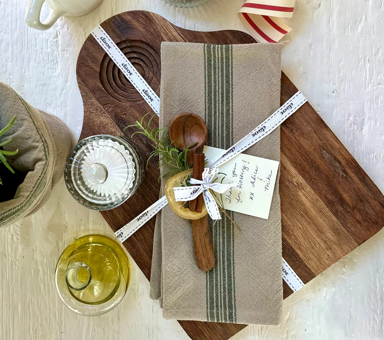 Dutch Dipping Board with Scoop, Large, Natural | etúHOME