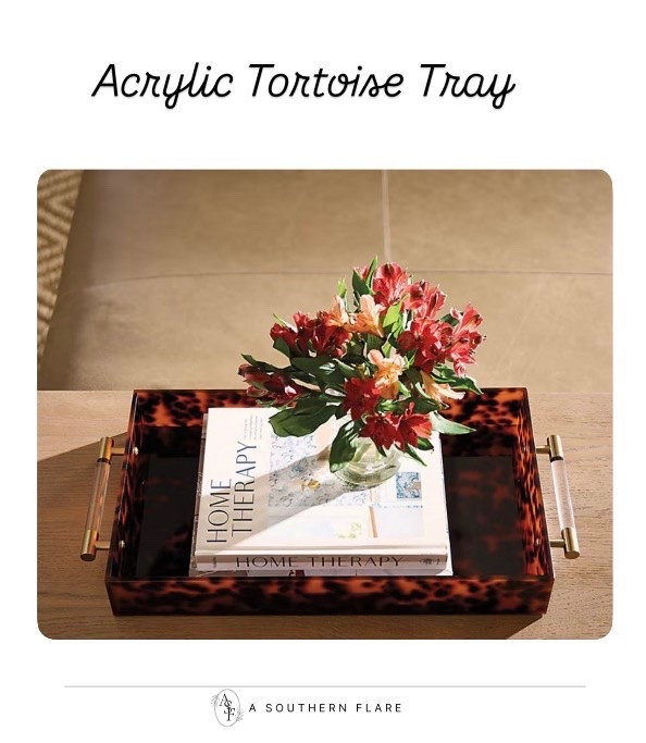 Acrylic Tortoise Tray / Home Accessories

#LTKSaleAlert