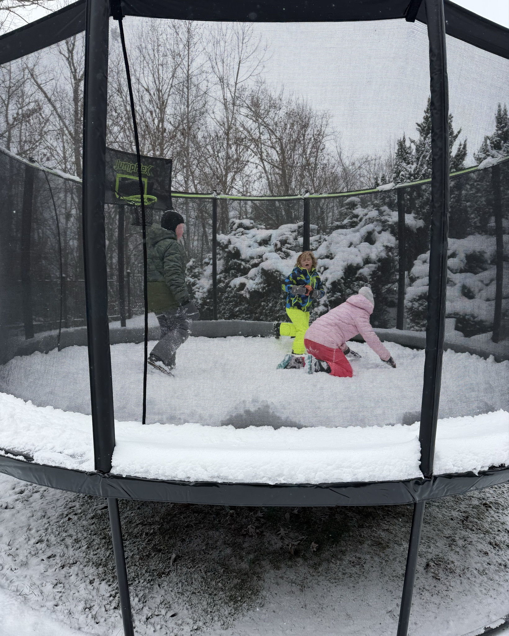 High quality trampoline with safety net and basketball goal! 🤩 

#LTKmomlife #LTKdayinmylife #LTKKids