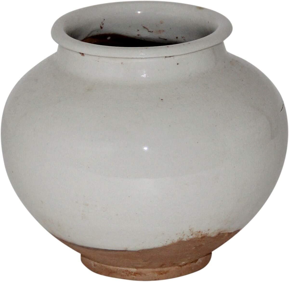 Ceramic Vintage Pot Small 6 Inch Tall Off White - N/a Handmade | Amazon (US)