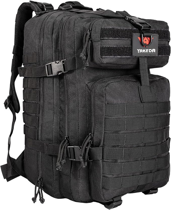 vAv YAKEDA 45L Tactical Backpack for Men Army Backpacks Large 3 Day Assault Pack Bug out Bag | Amazon (US)