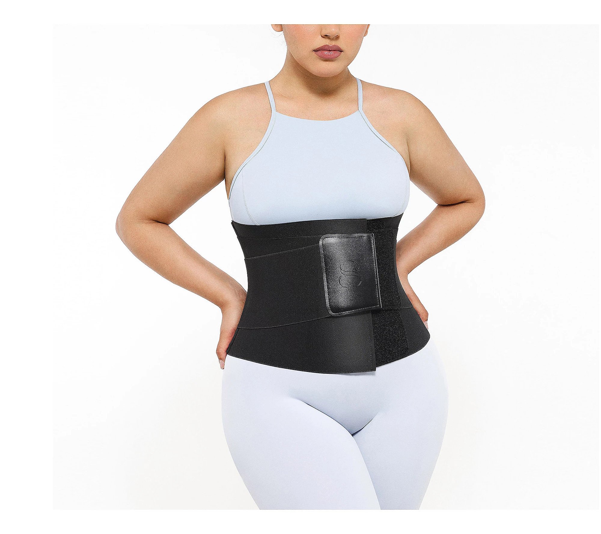 Shapellx NeoSweat Triple Compression Latex Waist Trainer | QVC