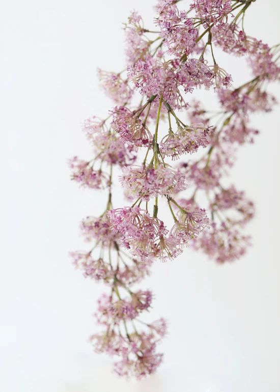 Pink Fake Laurel Hanging Flower Branch - 30 | Afloral (US)