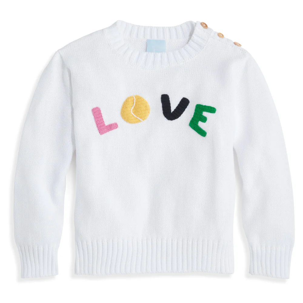 Applique Tennis Love Pullover | bella bliss 