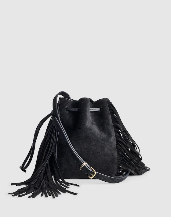 The Mini Drawstring Crossbody Bucket Bag | Madewell