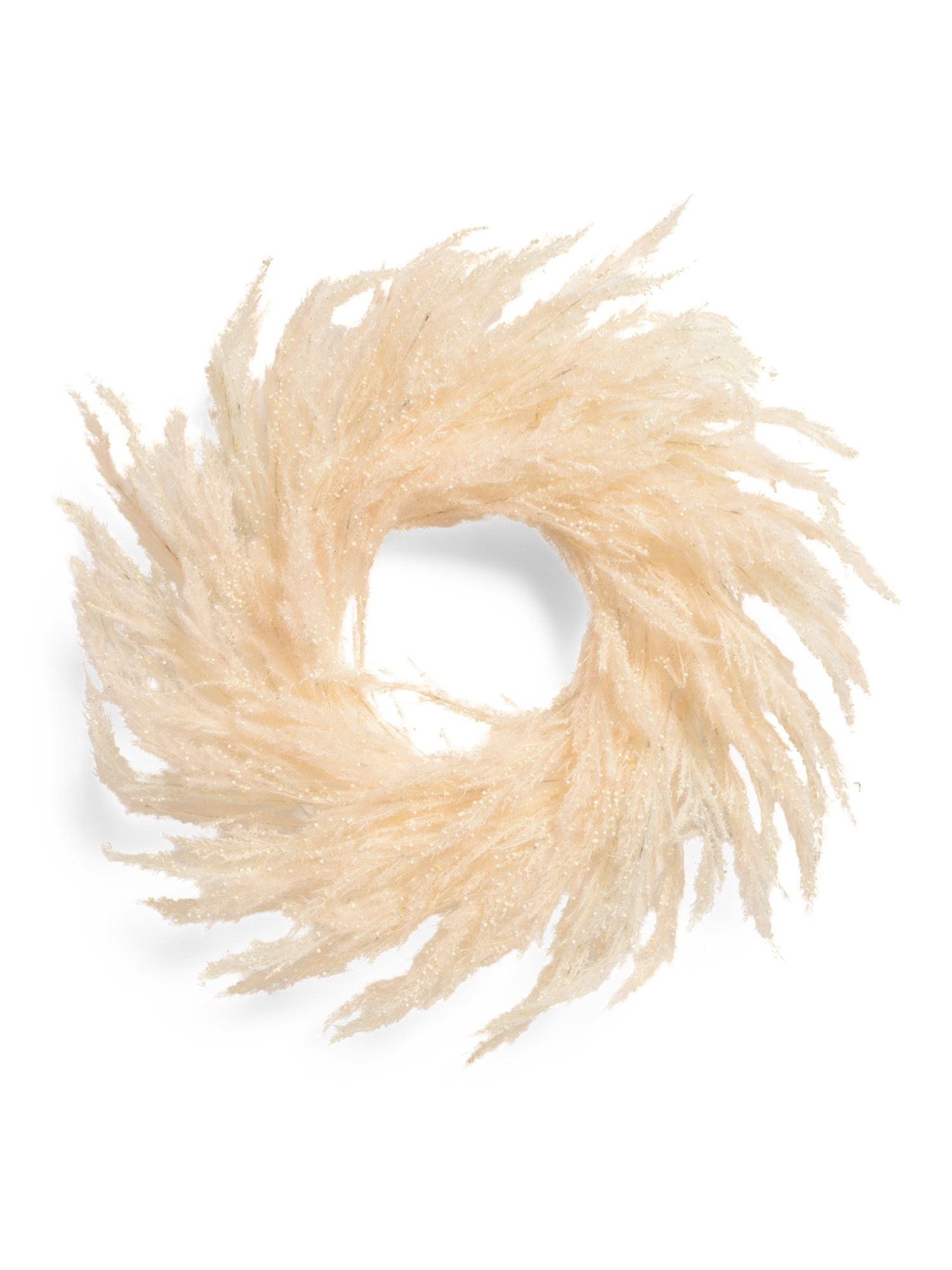 30in Blush Foxtail Wreath | TJ Maxx