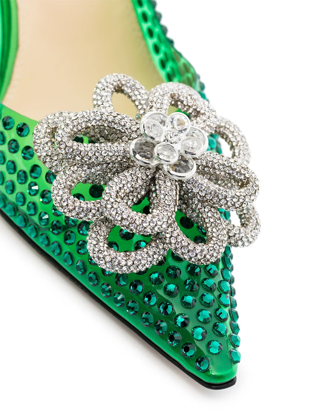 Carrie crystal-embellished 85mm mules | Farfetch (US)