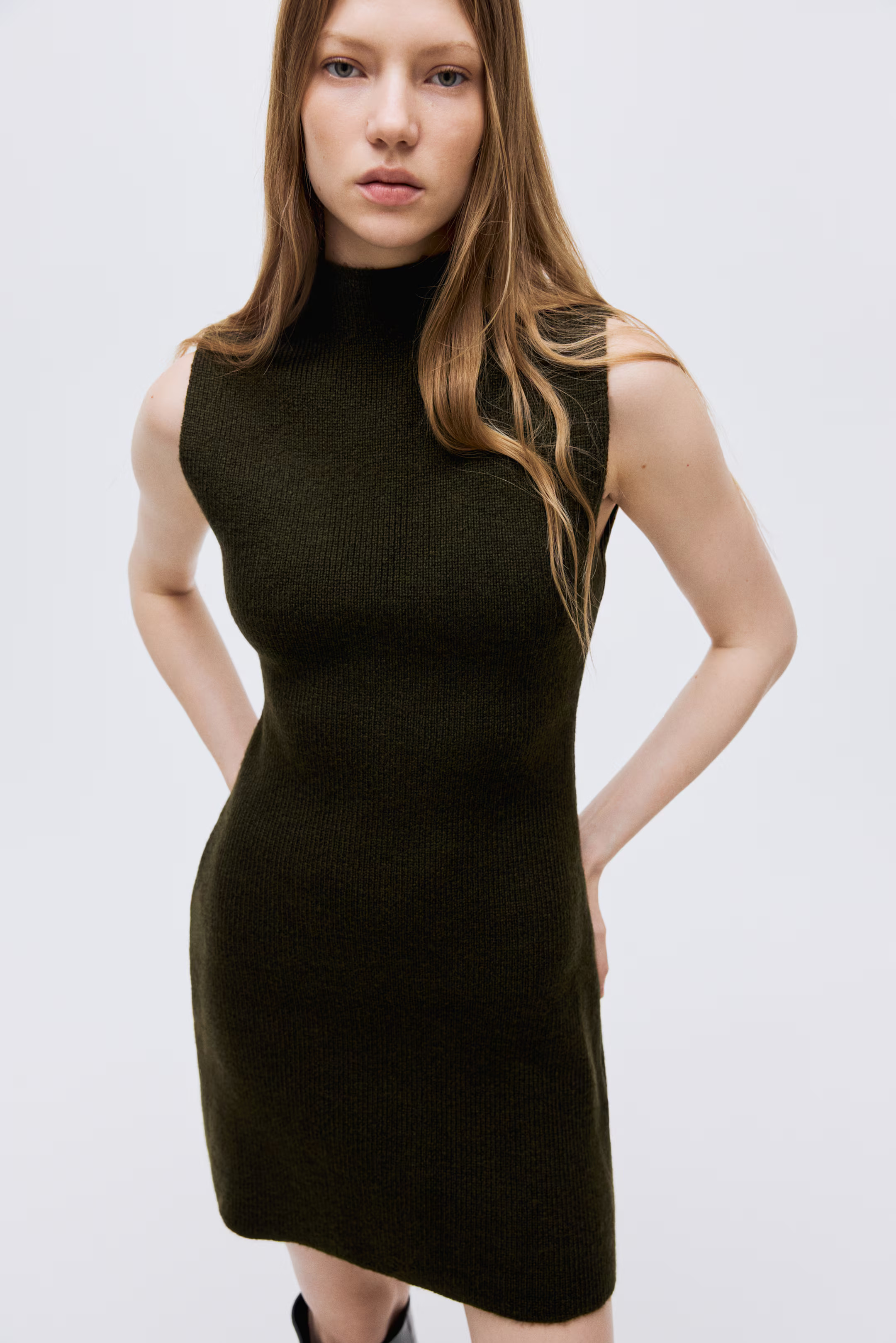 Knitted turtleneck dress | H&M (UK, MY, IN, SG, PH, TW, HK)