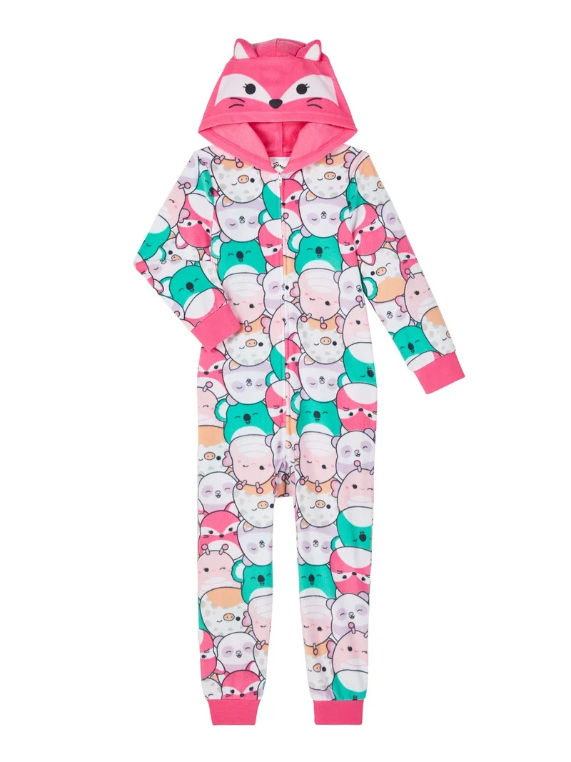 Kids Hooded Cosplay Union Suit Pajama, Sizes 4-12 | Walmart (US)