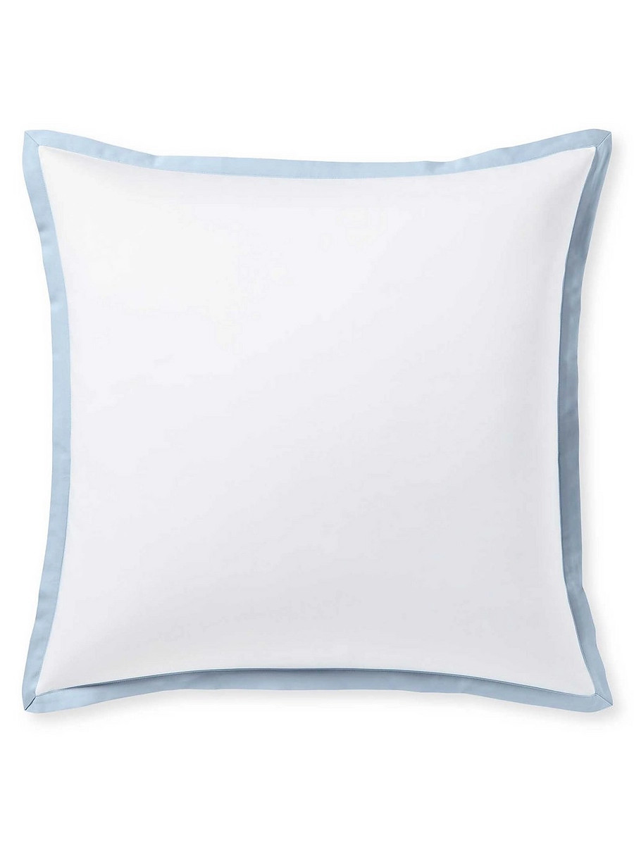 Border Frame Sateen Sham | Serena and Lily