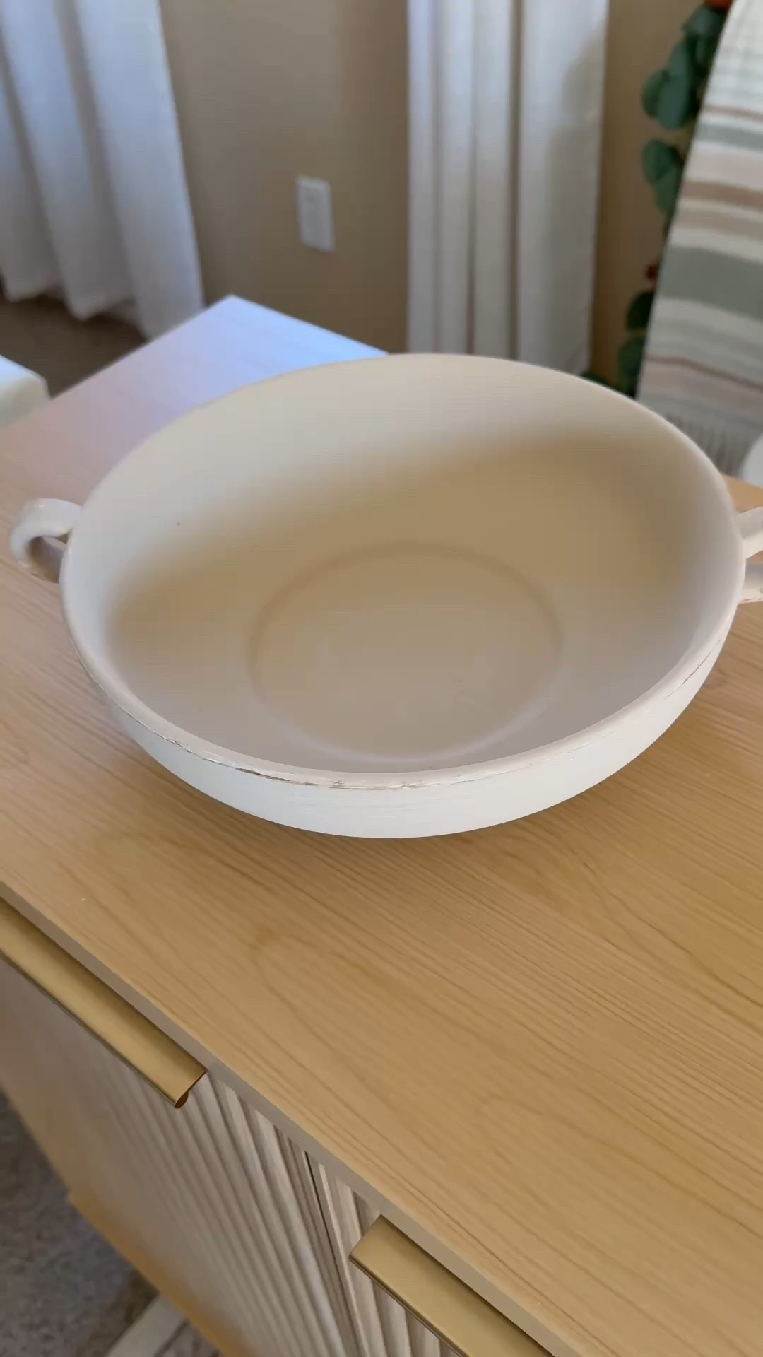 This is a very nice decorative bowl from Walmart. Love the distressed look, the size and the color. And the price is great, just $12. 



Walmart spring decor, Walmart home decor, spring decorations, BH&G, Walmart finds 

#LTKWatchNow #LTKSeasonal #LTKHome