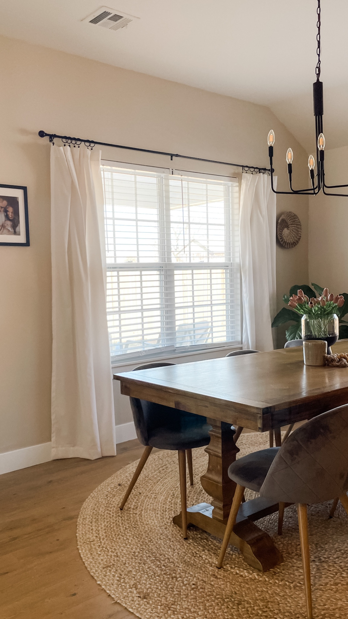 TARGET SUMMER SEND- OFF SALE
Neutral curtains, curtain rods + rings are marked down til Monday at Target! 
.
There were several styles still available for pick up at my local Target! 
.
You all loved my dining room window treatments in our old home, so run and grab your own this weekend!!

#LTKhome #LTKsalealert #LTKunder50